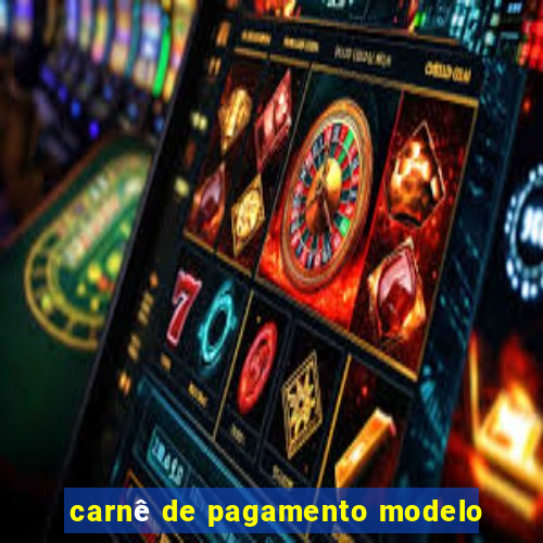 carnê de pagamento modelo